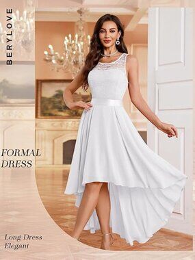 New Plus Size BeryLove Prom Wedding Cocktail Bridesmaid Flowy Midi Dress